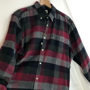 NWT Barbour Angus Tailored Plaid Flannel Shirt Size XL